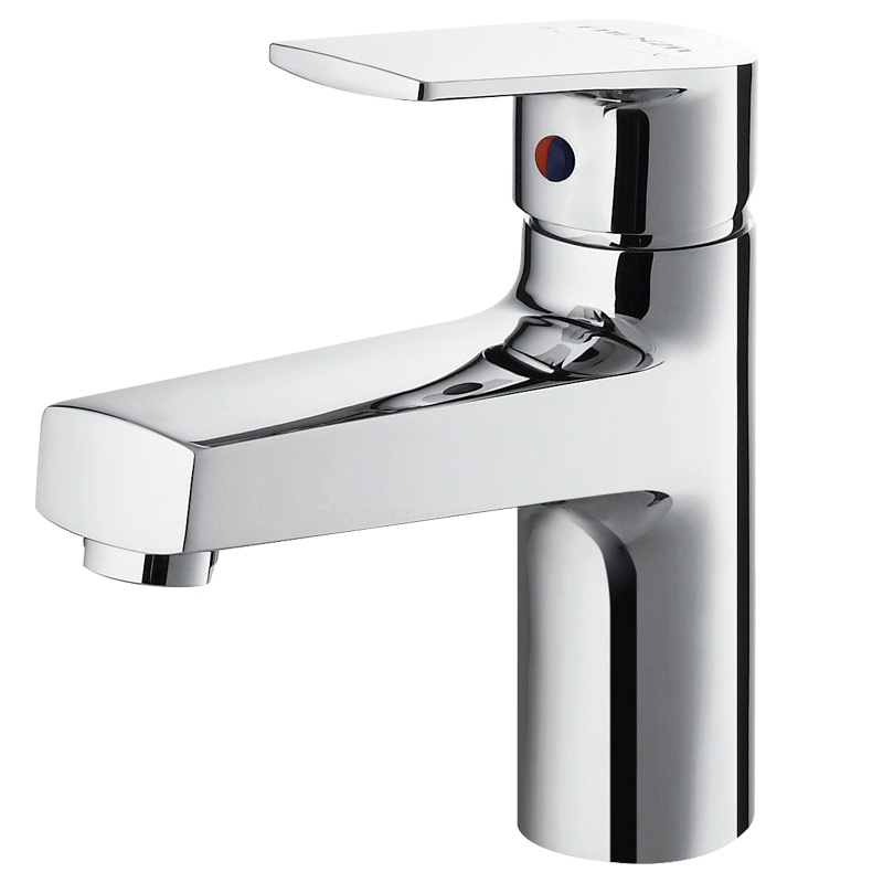 法恩莎卫浴旗舰冷热水龙头家用铜镀铬洗手盆面盆卫生间F1A9005C台上盆龙头