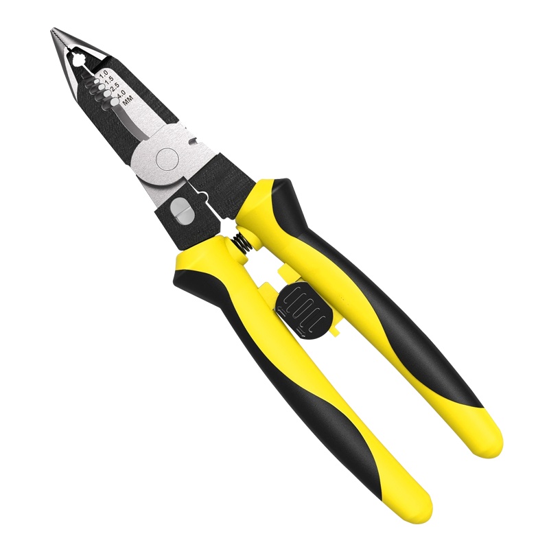 千天(QANTOP)多功能剥线钳七合一电工手动工具电线压接断线多功能电工钳QT-PT106