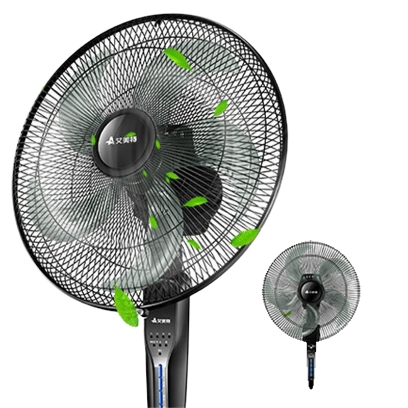 艾美特(Airmate)五叶遥控电风扇落地扇家用摇头可远程遥控定时FS4056R-5 黑色(计价单位:台)(BY)