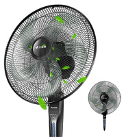 艾美特(Airmate)五叶遥控电风扇落地扇家用摇头可远程遥控定时FS4056R-5 黑色(计价单位:台)(BY)