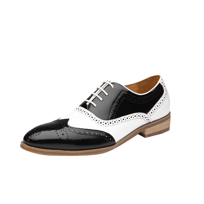 奥康商务正装布洛克雕花英伦牛皮鞋系带男鞋