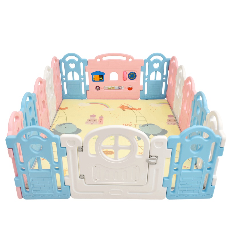 火火兔儿童婴儿游戏围栏宝宝学步安全栅栏家用户外室内游乐场18+2