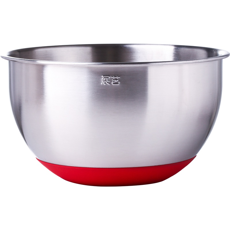 展艺打蛋盆 20cm 304不锈钢奶油打发沥水搅拌盆烘焙工具