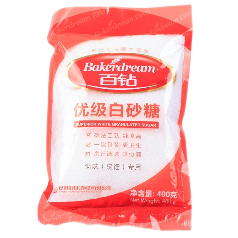 百钻优级白砂糖400g