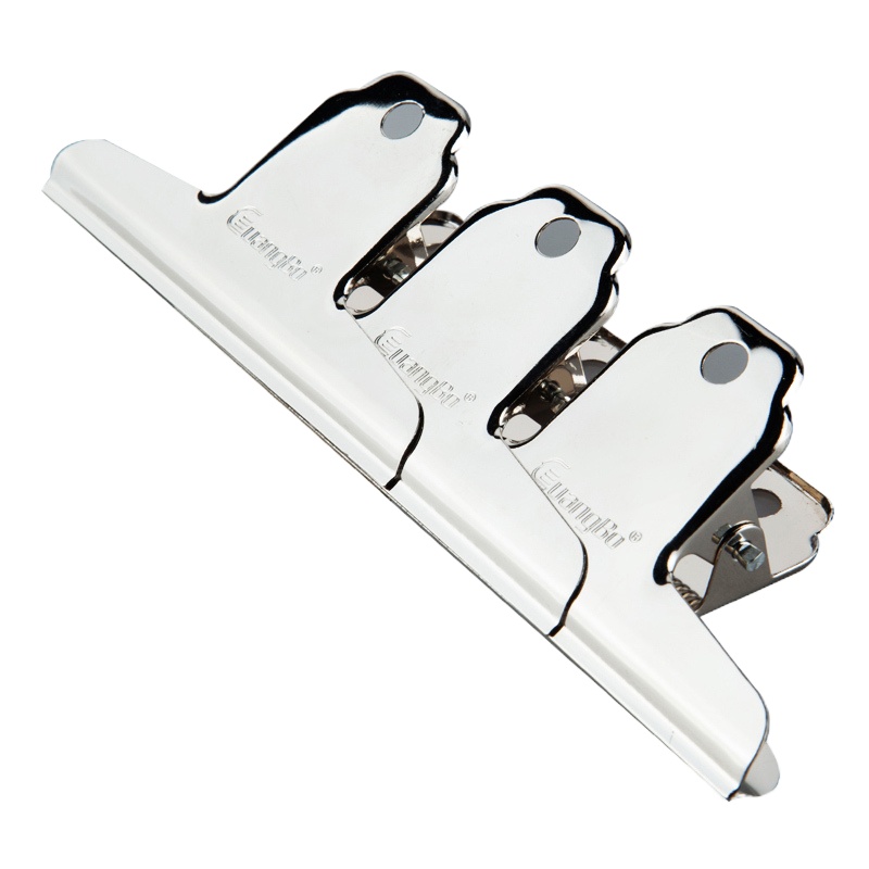 [精选]广博PJ5212山形票夹102mm 不锈钢夹子(36只价格)