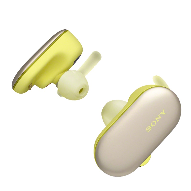 索尼(SONY)WF-SP900 真无线防水运动耳机 黄色