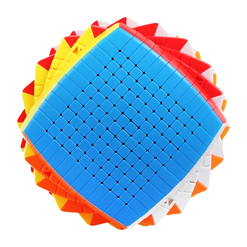 圣手7252A十二阶魔方 专业比赛设计顺滑12阶高难度高阶魔方 儿童男孩女孩益智玩具减压魔方 彩色
