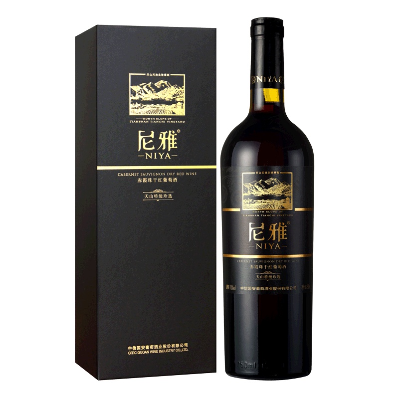尼雅天山特级珍选干红葡萄酒750ml*6 整箱装