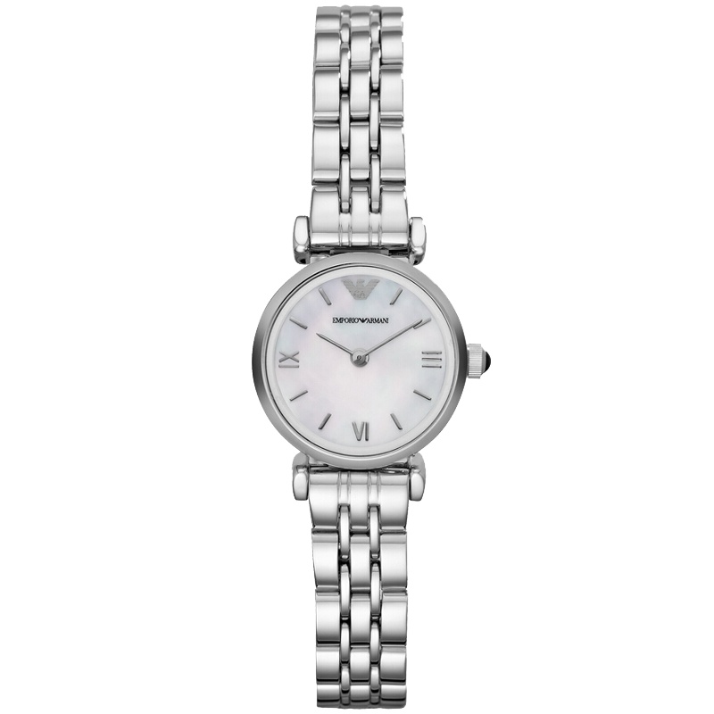 阿玛尼(EMPORIO ARMANI)手表 女表 欧美品牌 超小表盘新款非机械优雅简约商务薄款石英表 女 AR1688