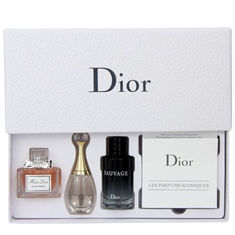 [国内专柜版 礼盒装]迪奥香水礼盒装 真我淡香氛5ml+迪奥小姐花漾淡香水5ml+旷野男士10ml