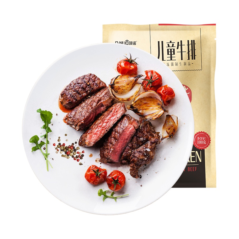 顶诺原部位整切牛排100克/片