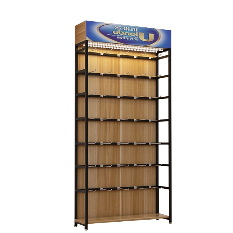 【藏书阁】超市货架展示架自由组合多层置物架多功能货柜陈列柜化妆品展示柜