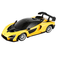 星辉(Rastar)1:18迈凯伦senna遥控车 儿童仿真遥控车玩具模型96300黄色