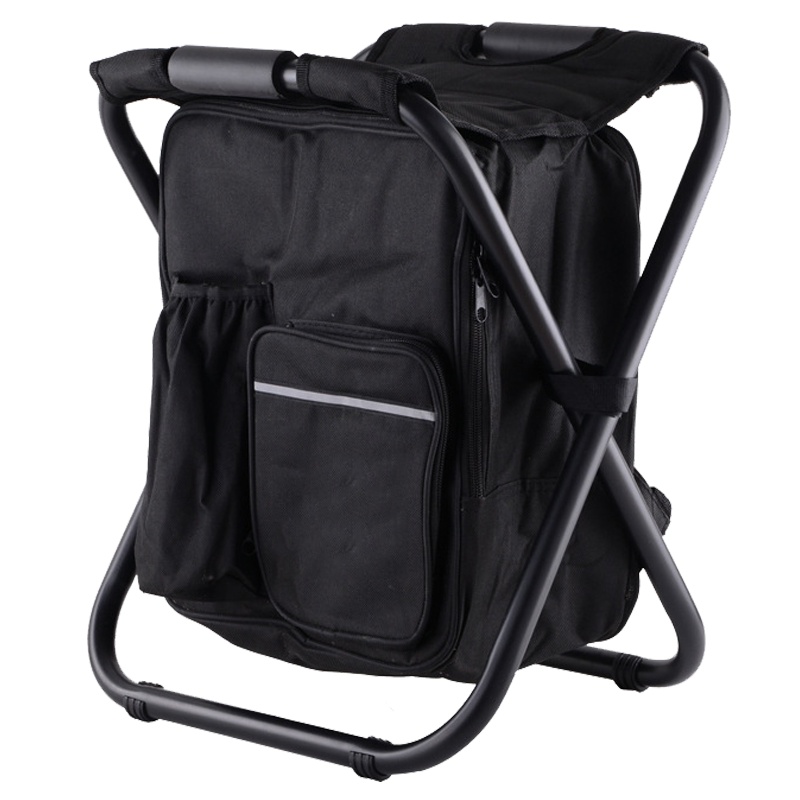 折叠凳便携冰包凳带保温包钓鱼椅凳可背沙滩椅轻巧户外冷藏闪电客凳椅