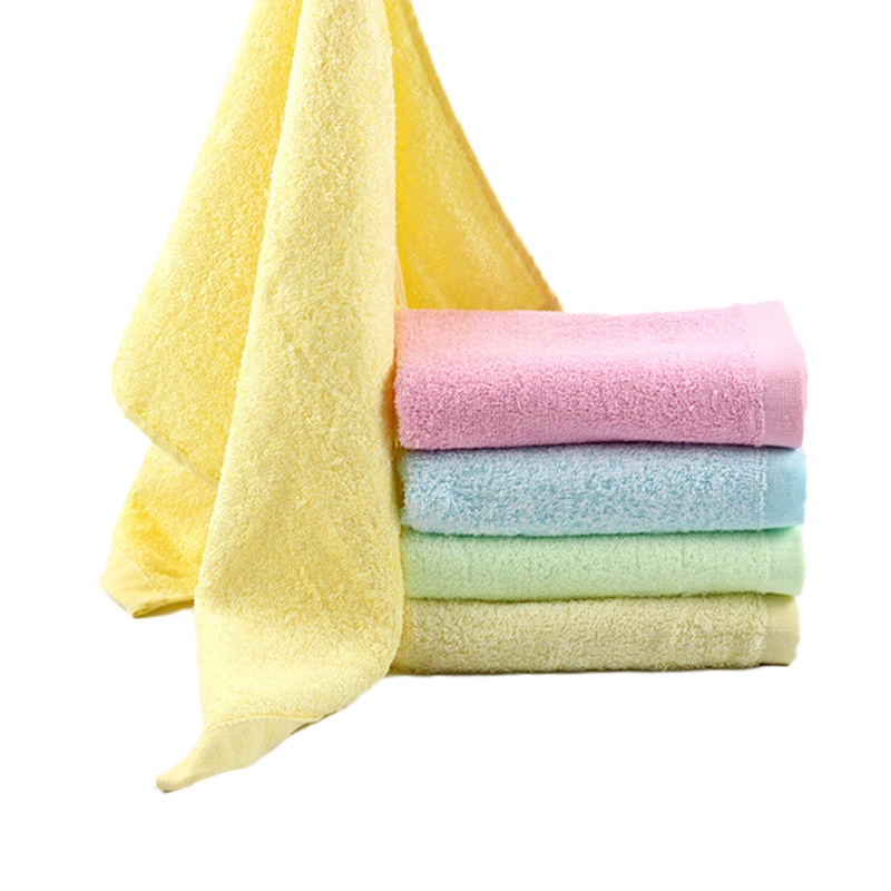 素色竹纤维毛巾(10条装)