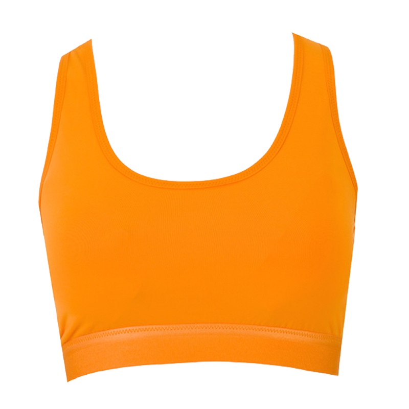 古今女士纯色无钢圈运动背心式文胸防震速干吸汗内衣女 0GE05