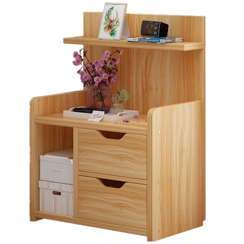 特价简易床头柜卧室收纳柜简约现代抽屉式床边柜经济型储物柜子 可组装人造板田园巧妈邦