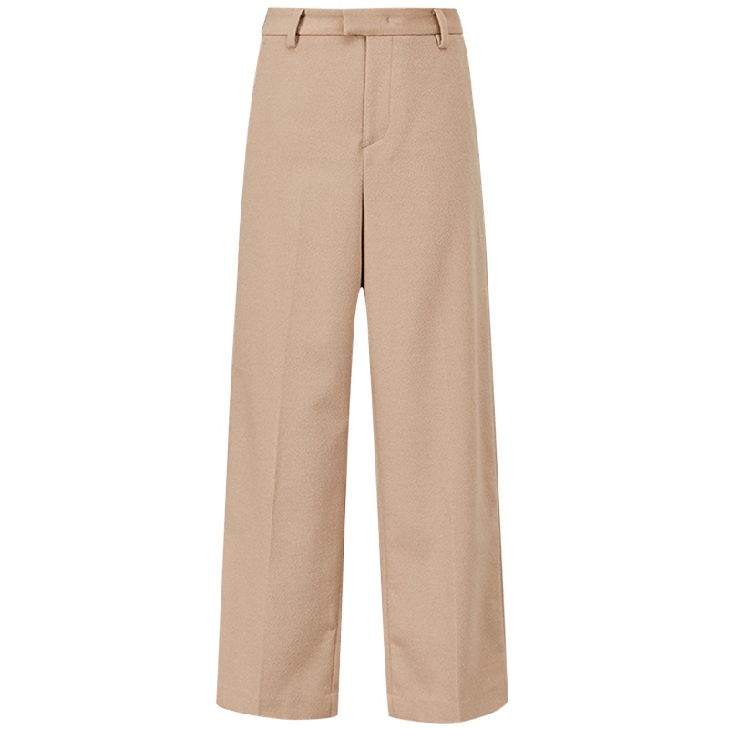 [2件2折价:88]绵羊毛MECITY女装冬季新款韩版潮流休闲宽松直筒裤女