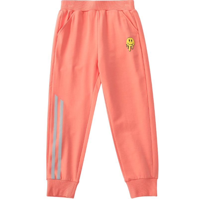 [高弹腰边]小红豆新款春夏儿童裤子女童休闲裤运动长裤