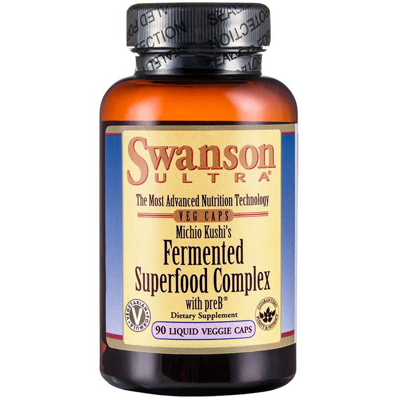 斯旺森(Swanson) 纤维全素瓶装营养胶囊90粒/瓶 美国进口 提升精力 保健品 男女通用 膳食纤维