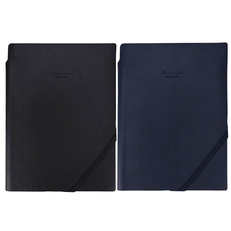 得力(deli)22215商务插笔皮面本(黑色)*2