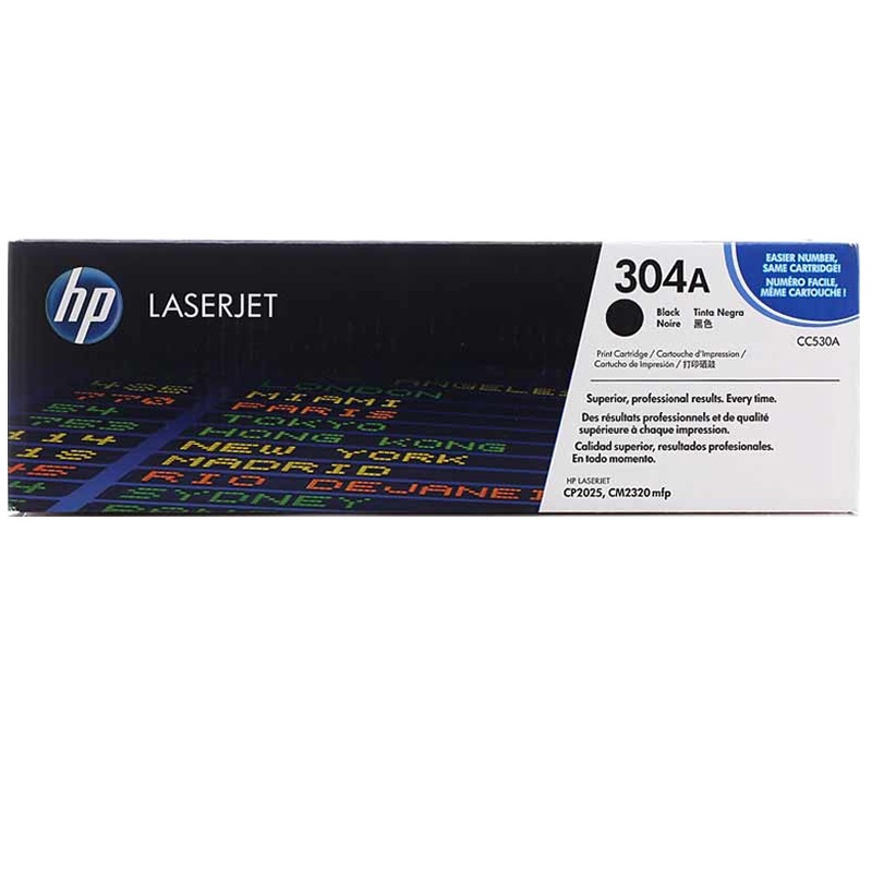 惠普（HP） CC530A 304A 黑色硒鼓 适用Color LaserJet CP2025 2320 黑色