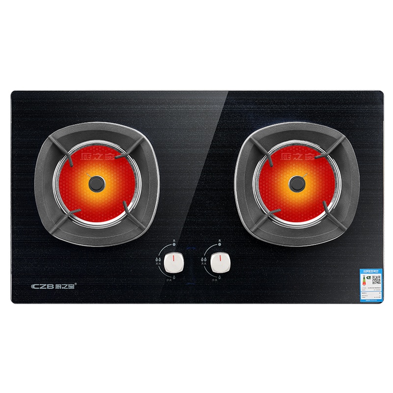 厨之宝CA2360GD红外线燃气灶双灶家用煤气灶液化气台式节能猛火灶