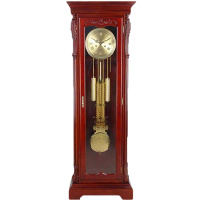 北极星 落地钟 时尚创意客厅钟表 红木色-ST