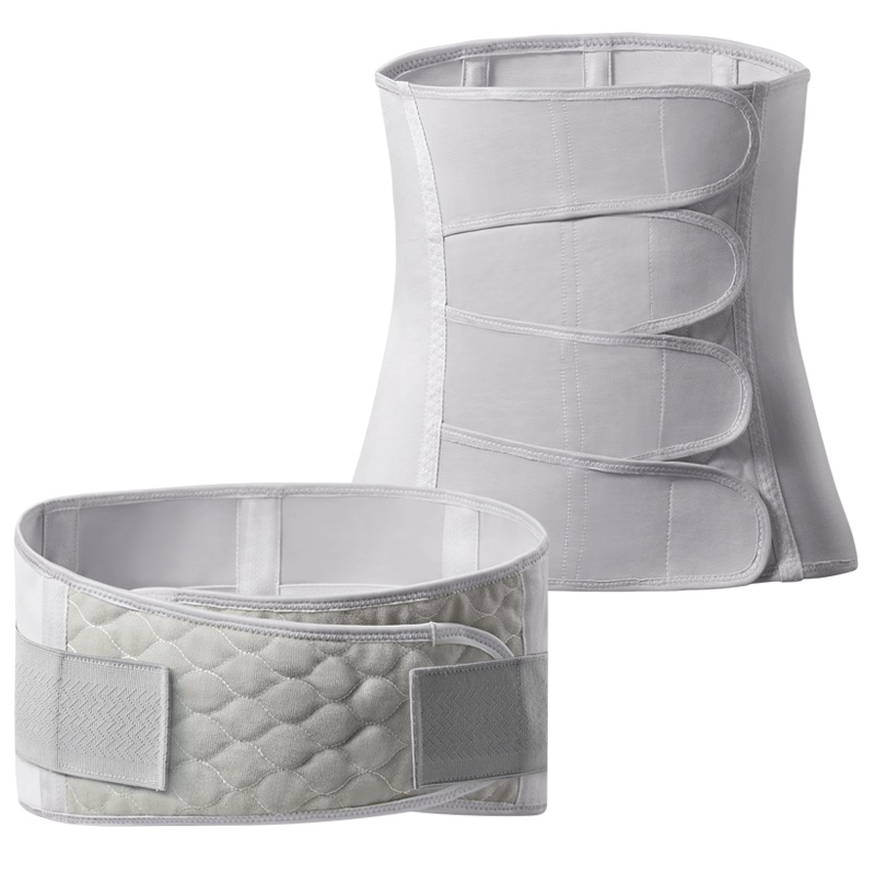 babycare产后收腹带收盆骨蚕丝纱布夏季孕妇顺产剖腹产专用束缚带莫代尔蚕丝款-L冰川蓝