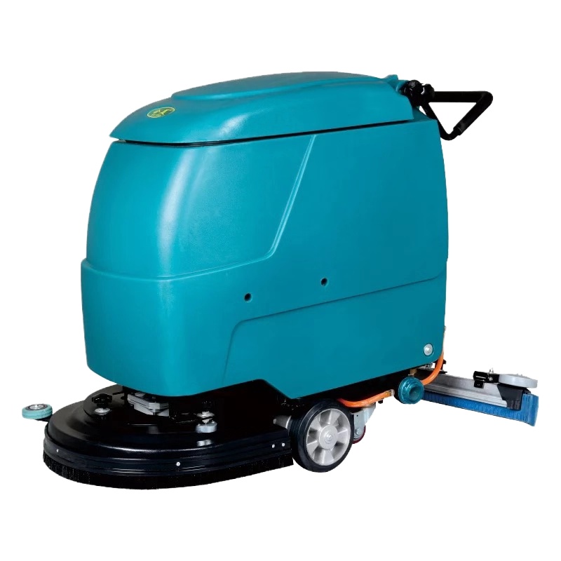品美 手推式自动洗地机 多功能刷地机 高铁机场地铁停车场洗地机 HM530 L1240*W480*H1050mm