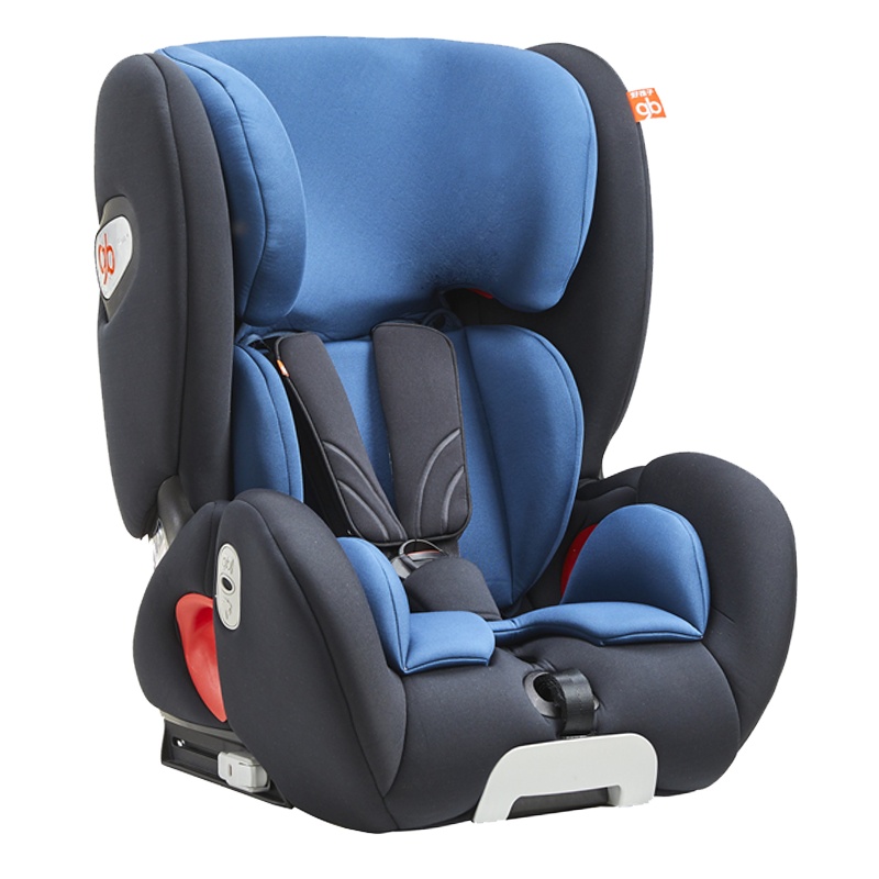 gb好孩子高速汽车儿童安全座椅 ISOFIX接口 L.S.P 侧撞保护系统CS866-N018 红黑色（9个月-12岁）
