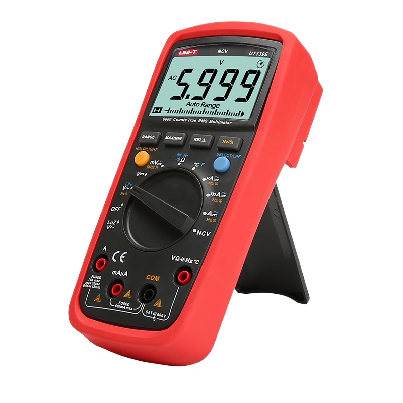 优利德UT139E工业级万用表全保护万能表数显多用表电表数字万用表