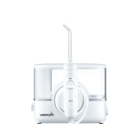 洁碧(Waterpik)冲牙器水牙线无线洗牙器 家用台式无线洗牙器正畸适用充插两用多种喷头 小魔盒极光白 GT17-12