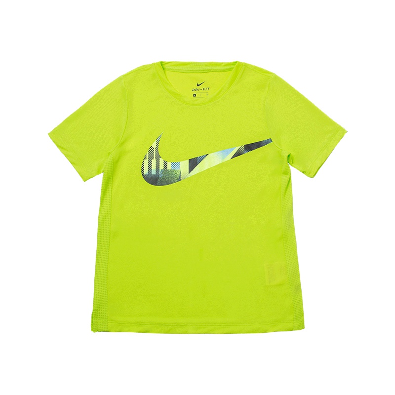 NIKE耐克 2019新款 儿童大logo透气短袖 中童大童运动休闲T恤 AQ9694