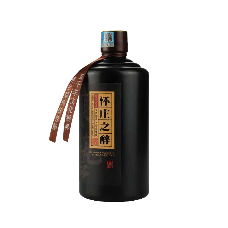 [贵州老字号]怀庄之醉(鉴赏之道)茅台镇53度纯粮酱香白酒500ml单瓶