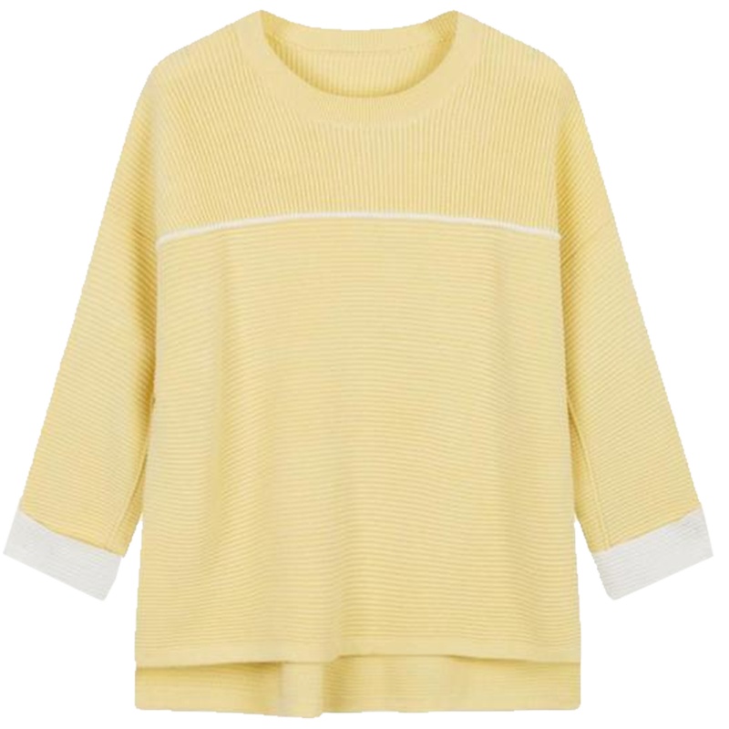 【热卖】拉夏贝尔宽松毛衣女2018春新款港味时尚日系女装显白套头针织衫潮10015607