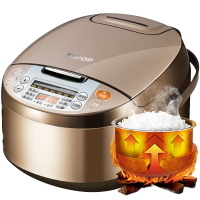 苏泊尔(SUPOR)电饭煲家用5L大容量3-8人多功能陶晶不粘内胆电饭锅拉丝金属机身24H智能预约CFXB50FC833