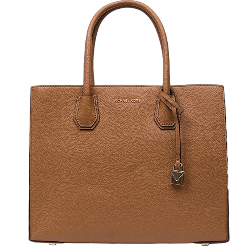 [直营]Michael Kors 迈克·科尔斯 MERCER系列棕色牛皮女士手提包 30F6GM9T3L-Acorn
