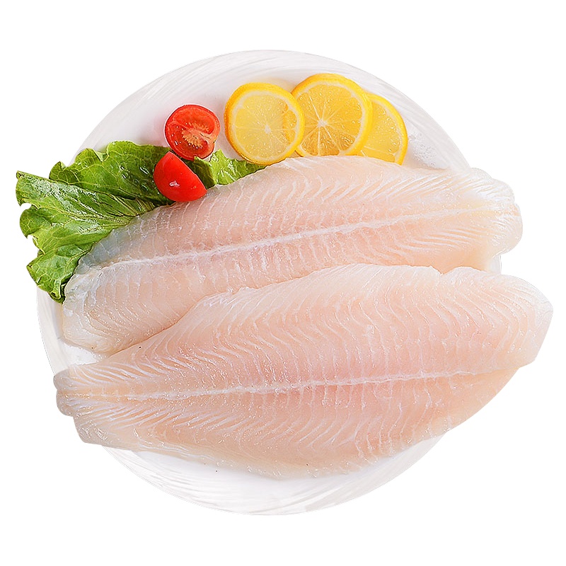 【巴沙鱼柳5斤装 净2250g】千渔旺 冷冻越南进口巴沙鱼柳4-6片装/袋 去皮去刺 酸菜鱼片鱼类 火锅食材 海鲜水产