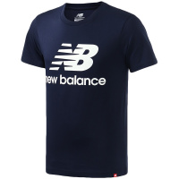 New Balance男装短袖T恤时尚针织休闲舒适运动服AMT91546