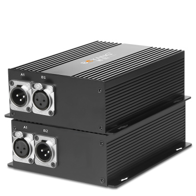 博扬(BOYANG)2路卡侬音频光端机 卡农头平衡音频光纤延长器 1路双向光纤传输器 一对 BY-XLR-1Xx-P