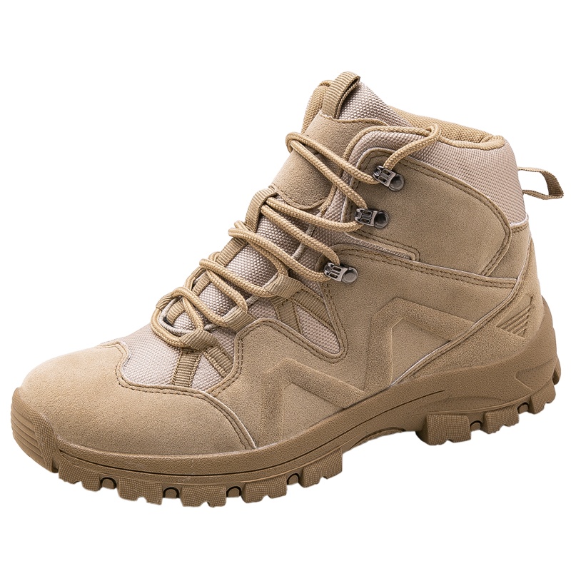 YIBULUOTUO冬季男鞋户外靴中帮沙漠靴时尚靴子防滑耐磨男士马丁靴高帮鞋