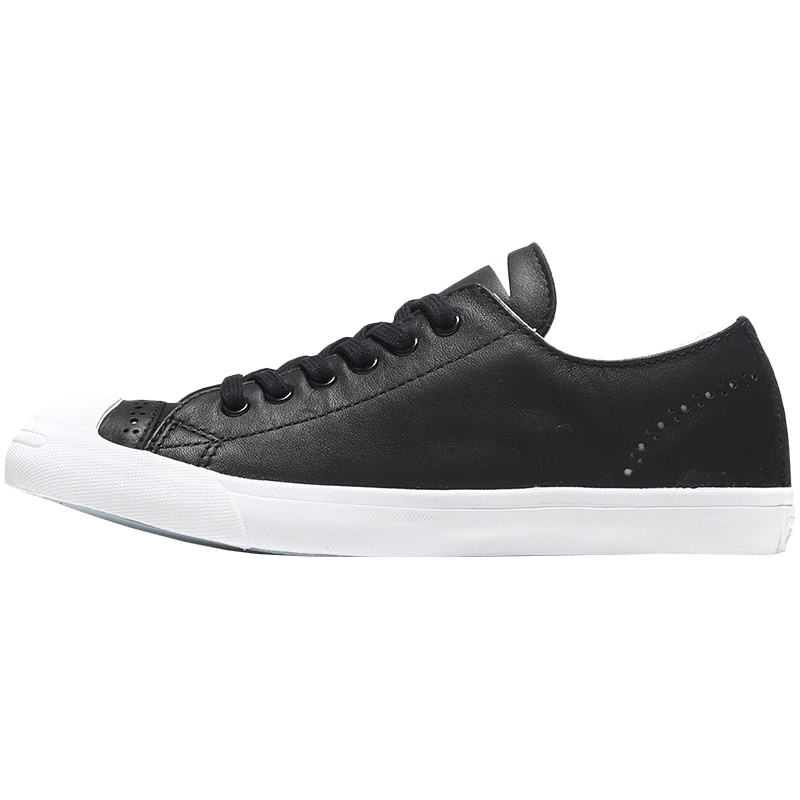 CONVERSE匡威女鞋板鞋 Jack Purcell低帮开口笑560828C 560827C黑色