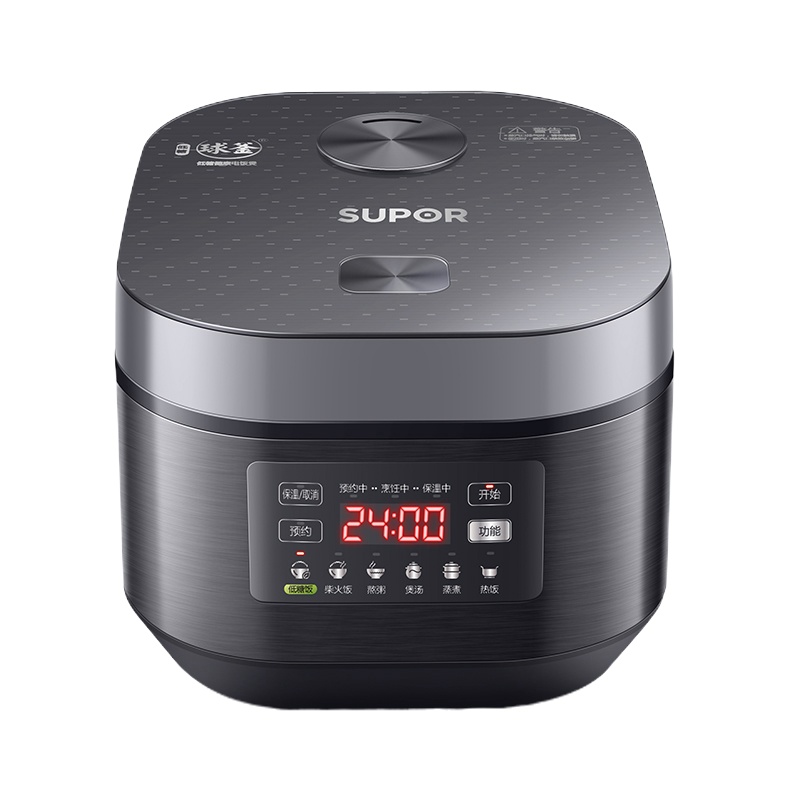苏泊尔(SUPOR)SF40HC70 电饭煲 4L 低糖健康IH电饭煲 银黑色