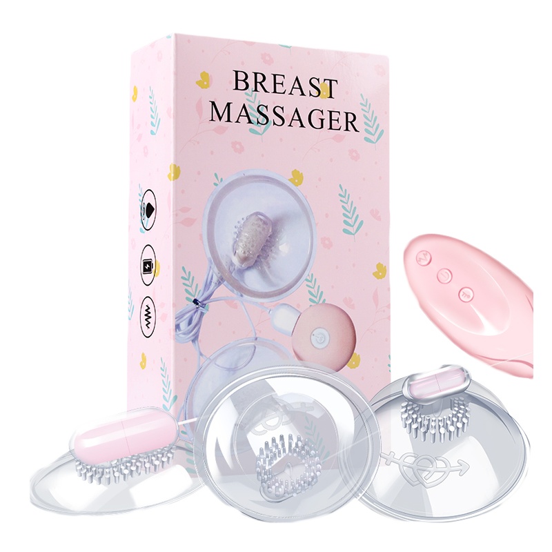 谜姬胸部震动器女用自慰器乳夹电动乳房按摩器成人情趣性用品女性系列波波妹乳罩有线遥控阴罩跳蛋成人性用品