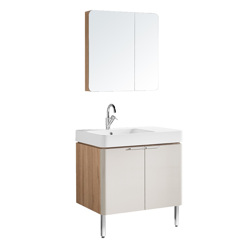 科勒旗下品牌卡丽北欧浴室柜挂墙式现代简约洗手洗脸盆浴室镜柜22412T