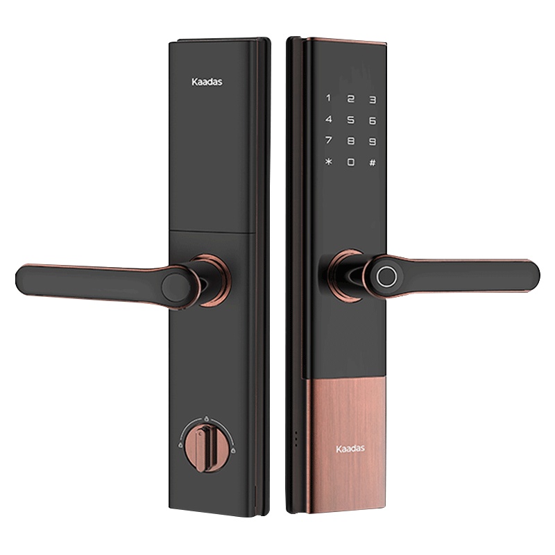 凯迪仕(Kaadas)智能锁S6红古铜指纹锁家用防盗门锁电子锁密码锁