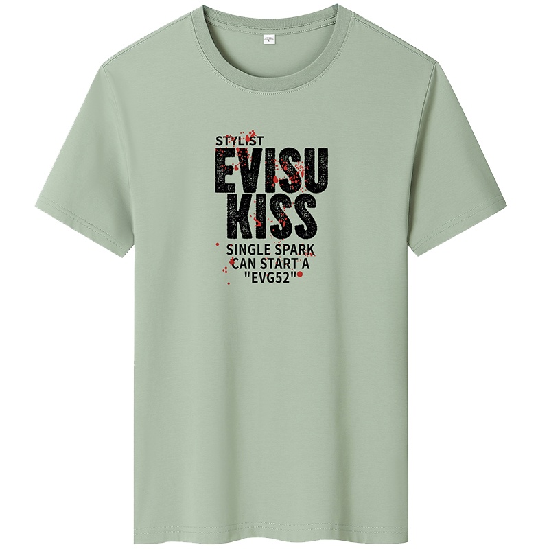 富贵鸟夏季短袖t恤男潮牌宽松小清新ins半袖上衣bf港风潮流学生纯色体恤