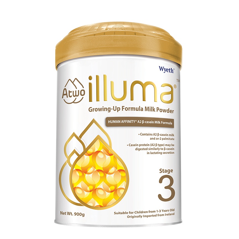 Wyeth惠氏 未来版启赋A2蛋白配方婴幼儿奶粉儿童奶粉 3段 1-3岁 900g/罐 爱尔兰进口