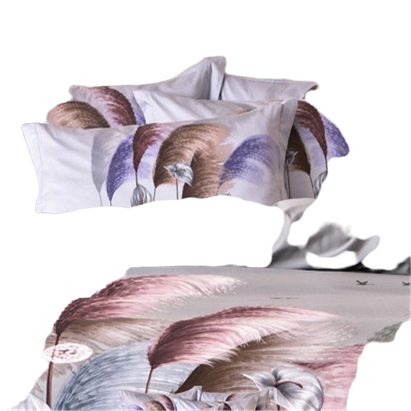 恒 源 祥 家纺 全棉床上四件套纯棉60S贡缎印花款套件